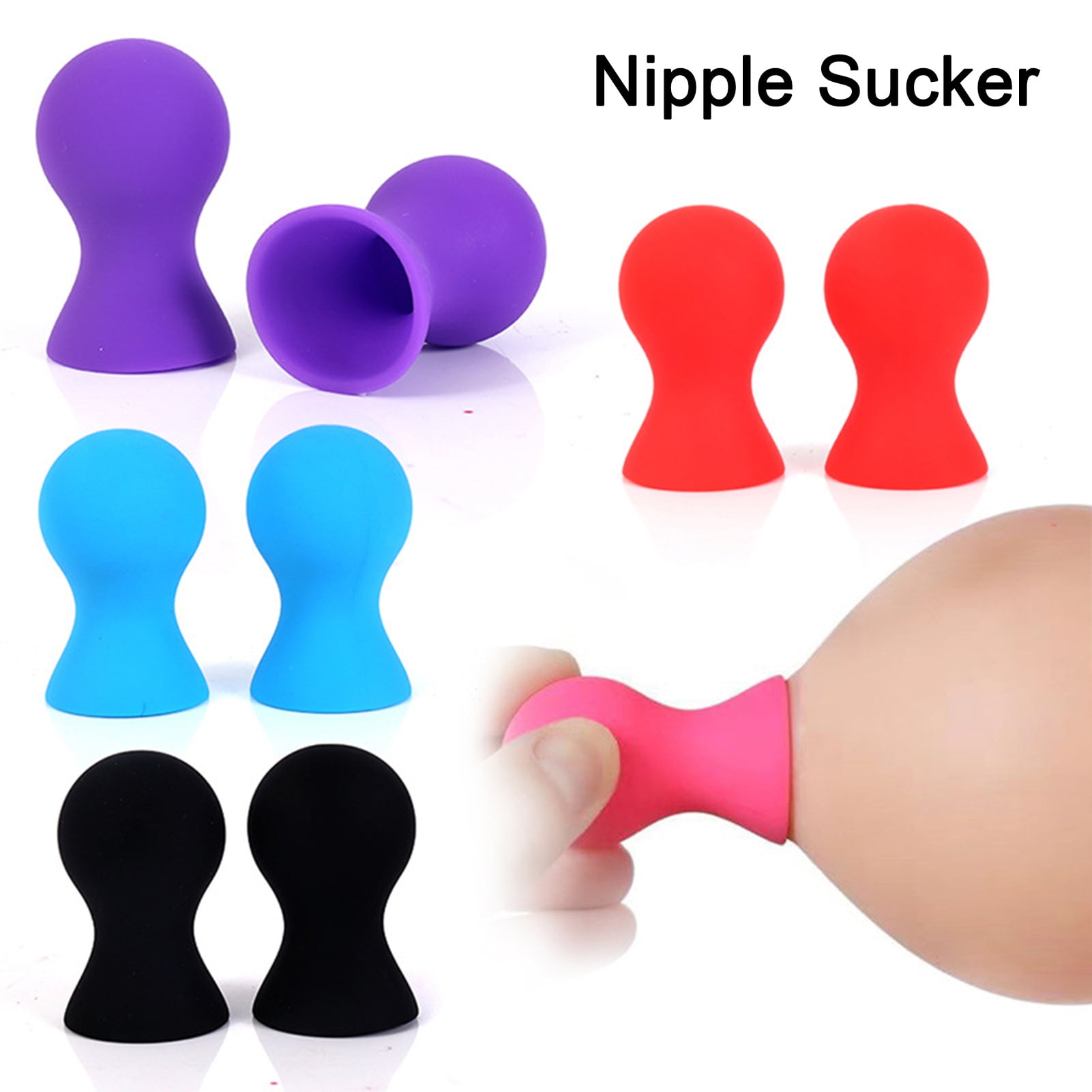 Fairnull 2Pcs Nipple Pullers Enhance Sensitivity Pleasure Intense  Stimulation Women Sex Toys Silicone Nipple Suckers - Walmart.ca