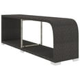 thumbnail image 5 of vidaXL 8 Piece Garden Lounge Set with Cushions Poly Rattan Black, 5 of 5