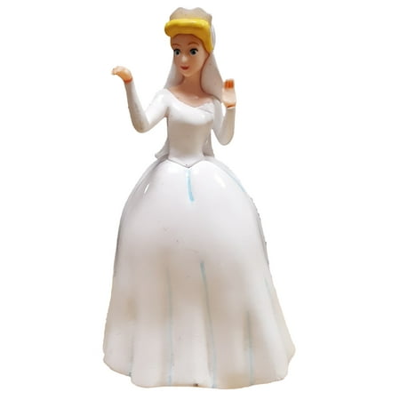 Disney Cinderella in White Wedding Dress PVC Figure [No Packaging]