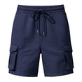thumbnail image 1 of CHUMUD Cargo Shorts for Women Quick Dry High Waist Drawstring Work Shorts Multi Pockets, 1 of 6