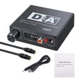 thumbnail image 1 of Convertidor de audio HiFi Convertidor de digital a analógico R / L Coaxial a analógico Amplificador de auriculares Inevent EL001155-00, 1 of 7