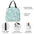 thumbnail image 3 of Yiaed Bee Flower Print Insulated Lunch Bag Reusable Cute Tote Lunch Box, Leakproof Cooler Lunch Bags for Work Office Travel School Picnic, 3 of 5