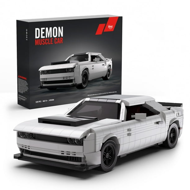 Set de modelos Nifeliz Demon Muscle Car 1225 piezas para adultos