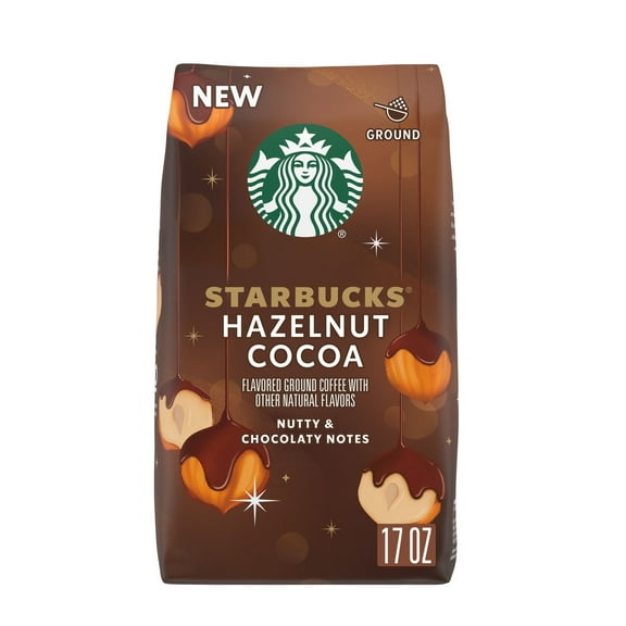 Starbucks Hazelnut Cocoa Flavored Ground Coffee, 100% Arabica, 17 oz