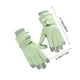 thumbnail image 3 of Guantes de ciclismo con pantalla táctil | Guantes de cinco dedos impermeables, resistentes al viento y cálidos con forro polar | Agarre antideslizante con correa ajustable en la muñeca | Deportes de, 3 of 6