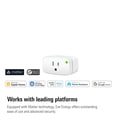 thumbnail image 2 of Eve Energy (Matter) Paquete de 2: aplicación de enchufe inteligente y control de voz 100% de privacidad Matter Over Thread Funciona con Apple Home Alexa Google Home SmartThings Blanco, 2 of 7
