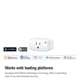 thumbnail image 2 of Eve Energy (Matter) Paquete de 2: aplicación de enchufe inteligente y control de voz 100% de privacidad Matter Over Thread Funciona con Apple Home Alexa Google Home SmartThings Blanco, 2 of 7