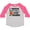 Heather and Hot Pink, variant on I Watch Basketball with Grandpa Boys Toddler T-Shirt