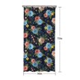 thumbnail image 5 of Pioneer Flower Floral Print Pattern Shower Curtain 36"x72", Bathroom Decorative Shower Curtain Set with 12 Hooks, Waterproof Washable, 5 of 6