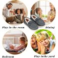 thumbnail image 7 of VONMAY Boys Girls Moccasins Slippers Memory Foam House Shoes Big Kids, 7 of 7
