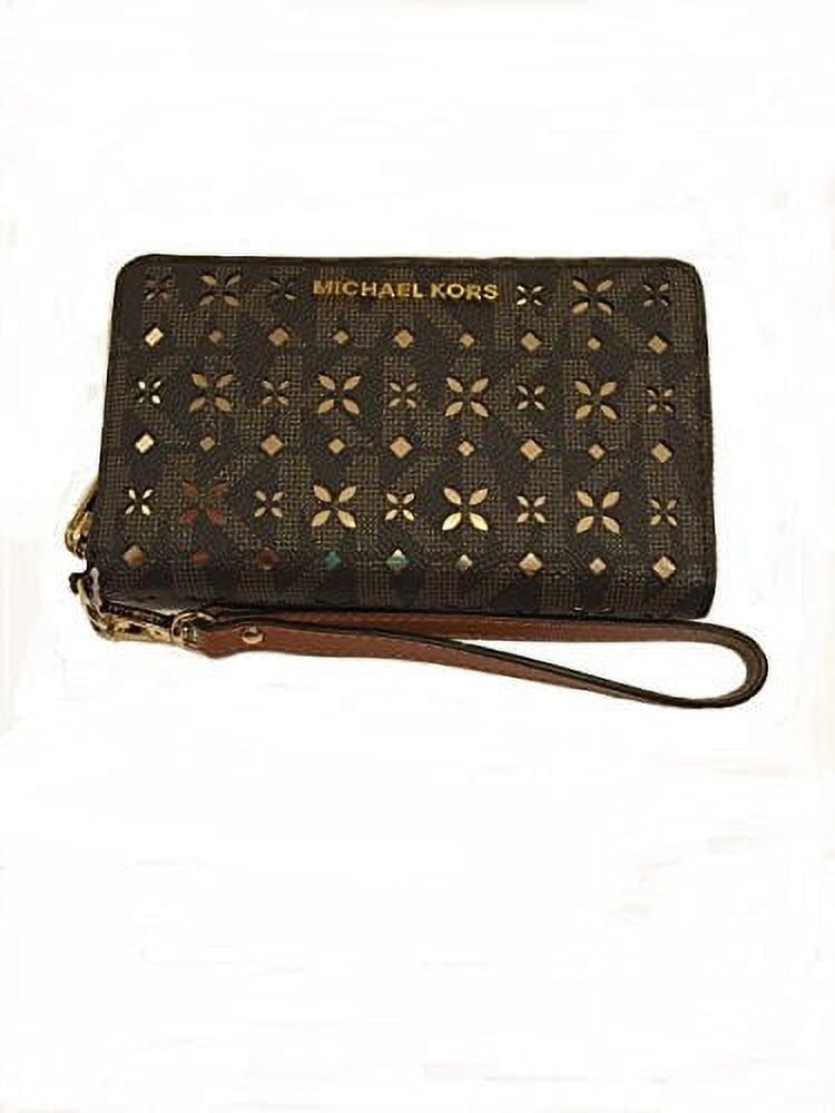 Michael Kors Jet Set Travel Perforated Logo Cell Phone Case for iPhone 6, Brown