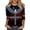 Dark Gray, variant on Womens Crewneck Patriotic Tshirts July 4th Festival 3/4 Sleeve Shirt Tops Casual Independence Day Pullover Tees Dark Blue, 2XL