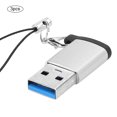thumbnail image 2 of Adaptador hembra USB3.0 NikouMX Tipo C3.1 Plata, 2 of 8