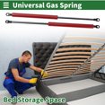 thumbnail image 2 of Unique Bargains Vérins à Gaz 400mm 100N Ressorts à Gaz Acier au Carbone Rouge 2 Pcs Boîte à Outils RV Couvercle de Boîte de Rangement Couvercle de Porte d'Armoire, 2 of 7