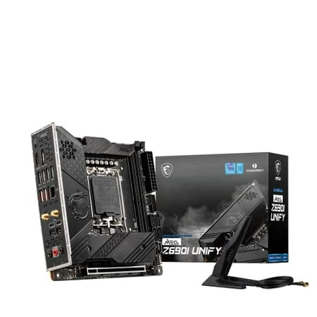 MSI MEG Z690I UNIFY Motherboard Mini-ITX Compatible [Intel Z690 Chipset Equipped] MB5599