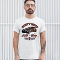 thumbnail image 3 of Tee Hunt Rusty Nuts Auto Shop T-shirt Hot Rod Rat Rod Vintage Old School Men's Tee, White, X-Large, 3 of 5