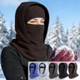 thumbnail image 1 of Sentmoon Face Mask Winter Winter Mask Winter Face Mask with Neck Integrated Headband Ski Face Warm Fleece Lining Ski Riding Running Full Cover, 1 of 6