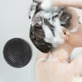 thumbnail image 2 of Unique Bargains 1 Pc Round Hair Shampoo Brush for Head Massage 3.15"x3.15"x2.95" Black, 2 of 6
