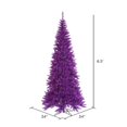 thumbnail image 3 of Vickerman 6.5' Purple Fir Artificial Christmas Tree with 400 Purple LED Lights, 3 of 3