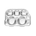 thumbnail image 1 of FELTECHELECTR Plato de cena Plato de desayuno de cocina Plato de comida de cantina Plato de comida dividida Elemento esencial de cocina, 1 of 5