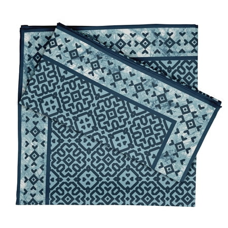 

Vargottam Luxury Collection Dinner Table Linen Dcor Cotton Napkin Printed Fabric Reusable Napkins Set Of 6 20 X 20 - Asian Batik Block