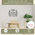thumbnail image 3 of Kitchen Wall Quotes Coffee Is Good Idea Decor Wreath Art Decals Sticker 23x19-Inch Black, 3 of 7