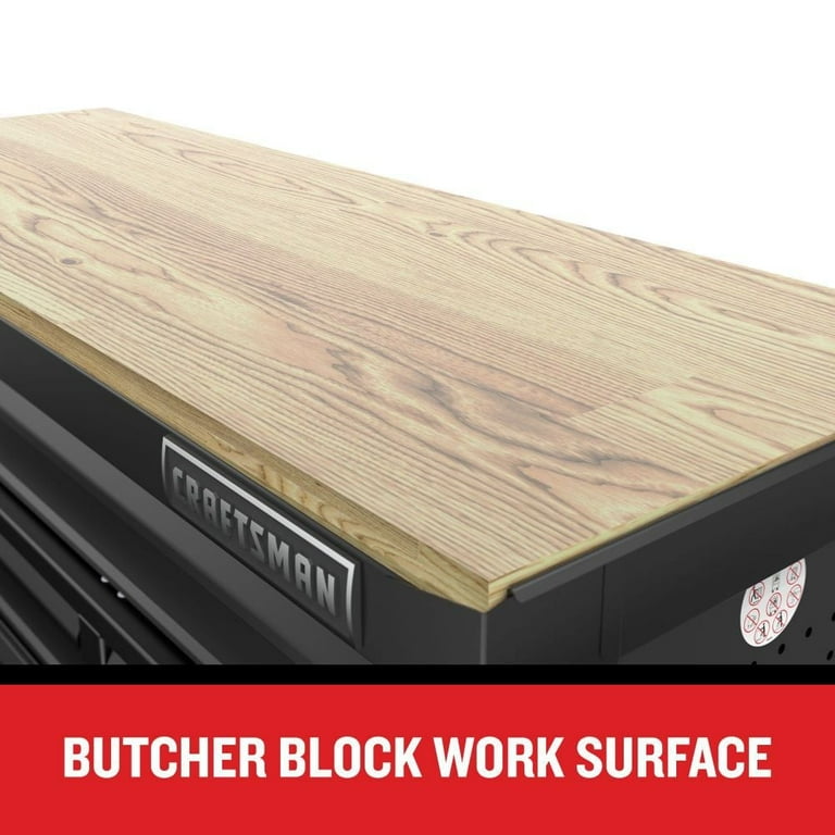 Craftsman Premium S2000 Series 52 Inch Wide 8-Drawer Workstation