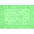 thumbnail image 1 of Ahgly Company Indoor Rectangle Oriental Emerald Green Traditional Area Rugs, 7' x 9', 1 of 4