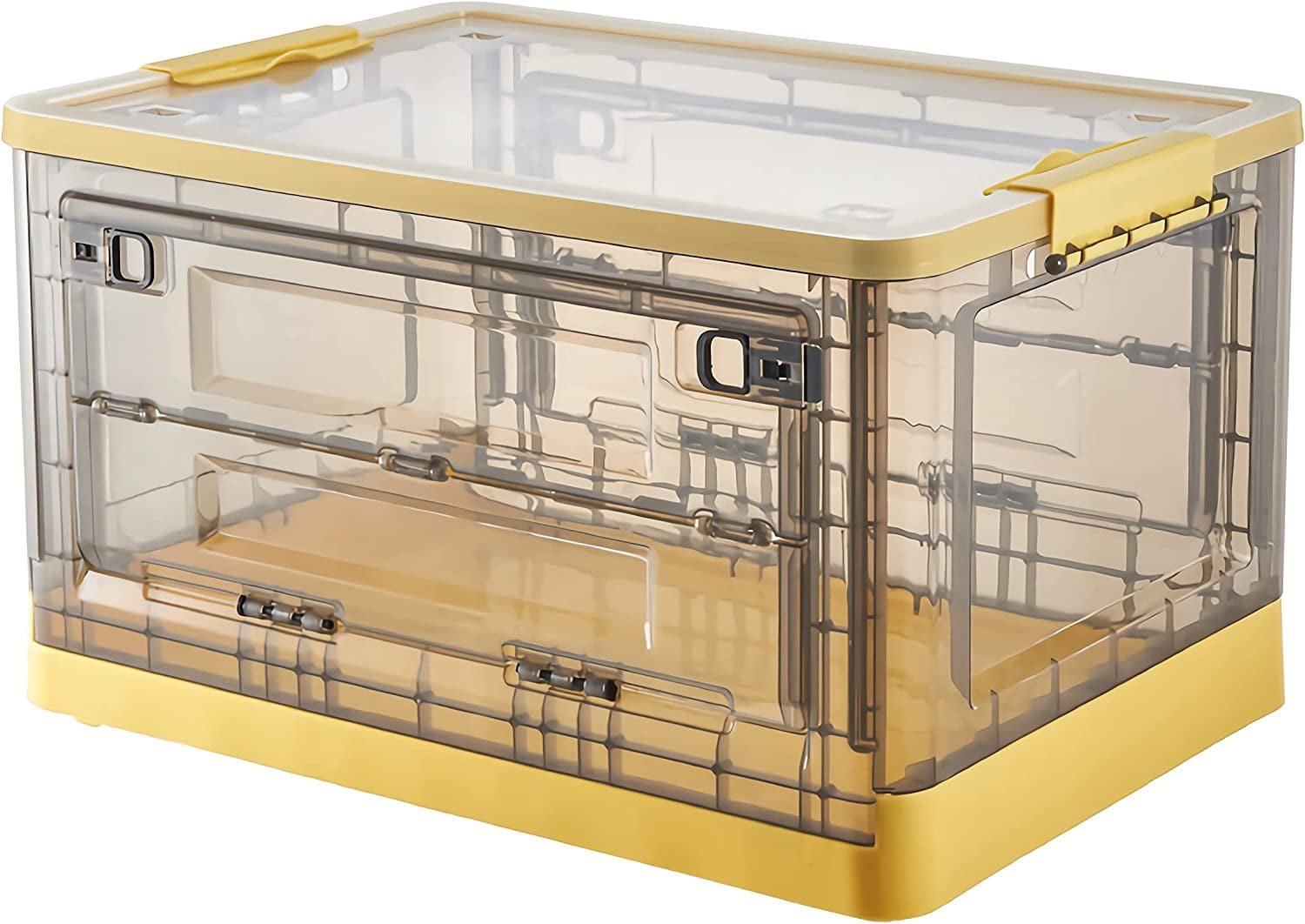 52-liters-large-clear-plastic-storage-box-with-lid-wheels-collapsible