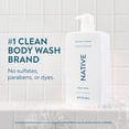 thumbnail image 5 of (4 pack) Native Body Wash, Sea Salt & Cedar, Sulfate Free, for Women & Men, 36 fl oz, 5 of 16