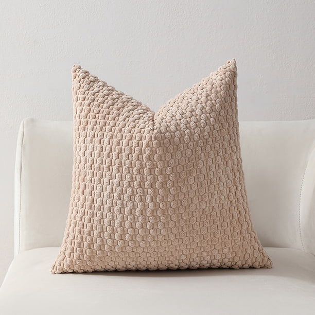Soft Weave Pillowcases Standard Size Breathable Face Friendly Pillow Shams Decorative Weave Pillow Case Covers