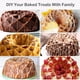 thumbnail image 2 of Juego de 4 Moldes de Silicona de 8 Pulgadas – Antiadherentes con Diseños Corona, Nido, Espiral y Trenzado, Ideales para Pasteles, Brownies, Flan y Pan de Carne, 2 of 7