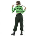 thumbnail image 2 of Rolanko Girls' Y2K Parachute Cargo Pants High Waisted Versatile Wear for Everyday School and Dance, 2 of 5