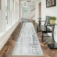 thumbnail image 7 of Aonewoe Runner Rug for Hallways 2'x 6' Washable Kitchen Runner Rug Non Slip Modern Abstract Carpet Runners for Hallways, Kitchen, Laundry, Bedroom, Bathroom (Gray), 7 of 7