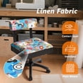 thumbnail image 6 of Adjustable Height Swivel Sewing and Craft Chair, Multiple Fabric, 6 of 11