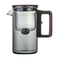 thumbnail image 3 of veasfak Glass Tea Pot Tea Infuser Tea and Water Separation Cup Outdoor Wooden Handle 530ml Grey, 3 of 9