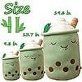 thumbnail image 2 of Plush Toy Artificial fruit bubble tea cup green 23cm, 2 of 6