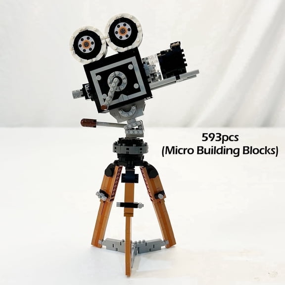 SALYWEE Retro Film Camrea Micro Building Block Sets Perfect for Play and Display(593pcs)