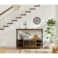 thumbnail image 4 of Wine shelf table, Cosymart modern wine bar cabinet, console table, bar table, TV cabinet, sideboard with storage compartment, 4 of 5