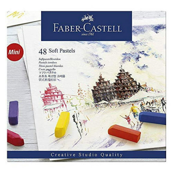 Faber-Castel Softpastellkreide Mini Pastels, 48 Count (Pack of 1), Assorted