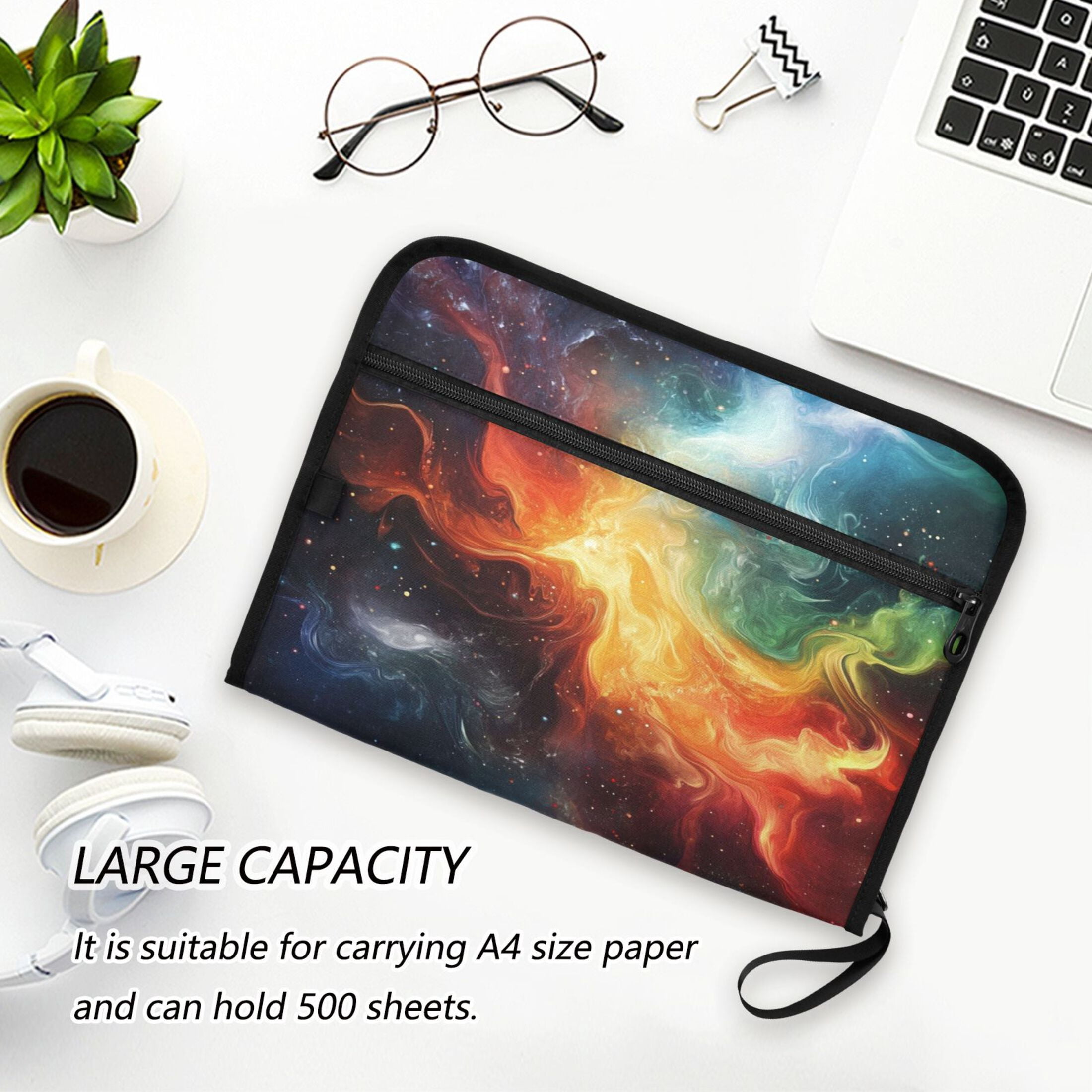 Organ Folder 14.2 x 0.8 x 10.6 Inches 13 Separate Pockets A4 Size Documents Folder A Sort Storage File Manager For The Home Office Color Universe