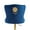Gold-Dark Blue, variant on Bar Stools Set of 4, Adjustable Velvet Counter Bar Stools with Botton Tufted Back Swivel Upholstered Comfy Chairs Lion Head Pull Ring Gold Base for Kitchen Island, Dining Room, Dark Blue