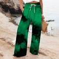 thumbnail image 2 of Workout Casual Pants for Women Butterfly Print Long Wide Leg Pants Pants Xxl, 2 of 6