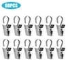 90/60/30Pcs Stainless Steel Curtain Clip Hooks, TSV Party Light Hanger, Outdoor String Lights Clips, for Drape Curtain Hanging, Home Photos Decoration, Art Craft Display and Outdoor Camping Tents