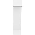 thumbnail image 2 of 5"W x 16"D x 22"H Standard Traditional Architectural Grade PVC Bracket with Block Ends, 2 of 11