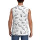 thumbnail image 4 of Balery Sea Turtle Camisetas sin mangas para hombre, absorbe la humedad y protege contra el mal olor.-Large, 4 of 7