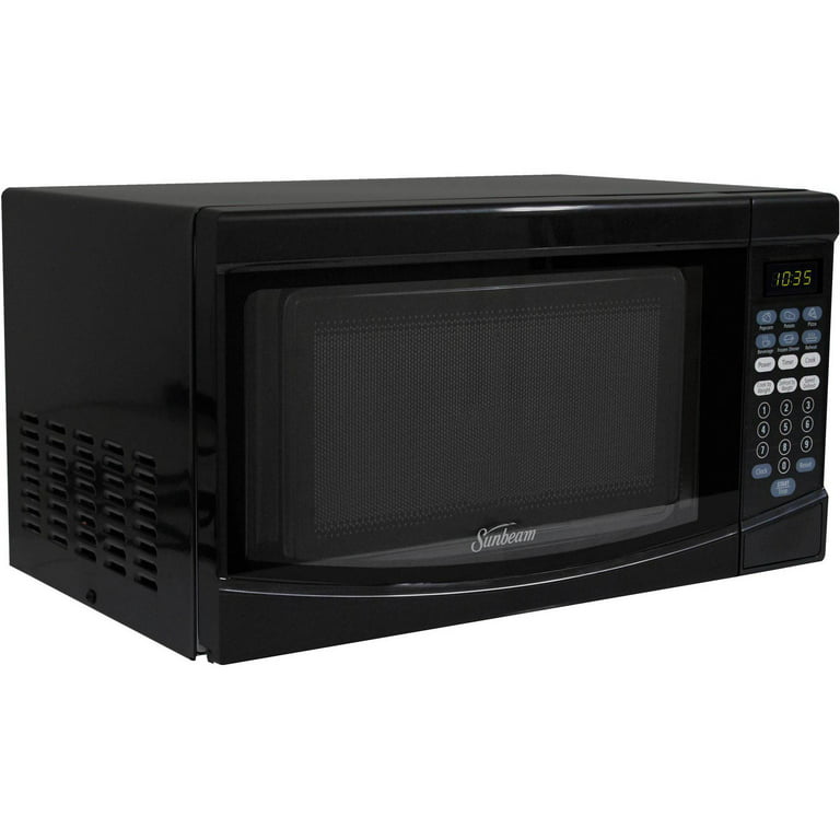 Sunbeam 700-Watt Microwave Oven, Black 0.7 cu ft