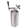 thumbnail image 1 of De Grifo Growler, Barril De Cerveza De Acero Inoxidable De 3,6 L, Duradero Para Bebidas, 1 of 7