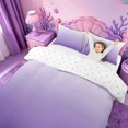 thumbnail image 3 of meiyoeat Modern Abstract Aesthetic Twin Duvet Cover,Purple Ombre Print Twin Bedding For Girl,Reversible,2-Piece,1 Duvet Cover and 1 Pillowcase, 3 of 6
