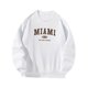 thumbnail image 4 of Sudadera con Cuello Redondo para Mujer Otoño Invierno Casual Ajuste Holgado Moda Manga Larga Cuello Redondo Jersey Tops para Viajes Oficina Blanco XL, 4 of 8